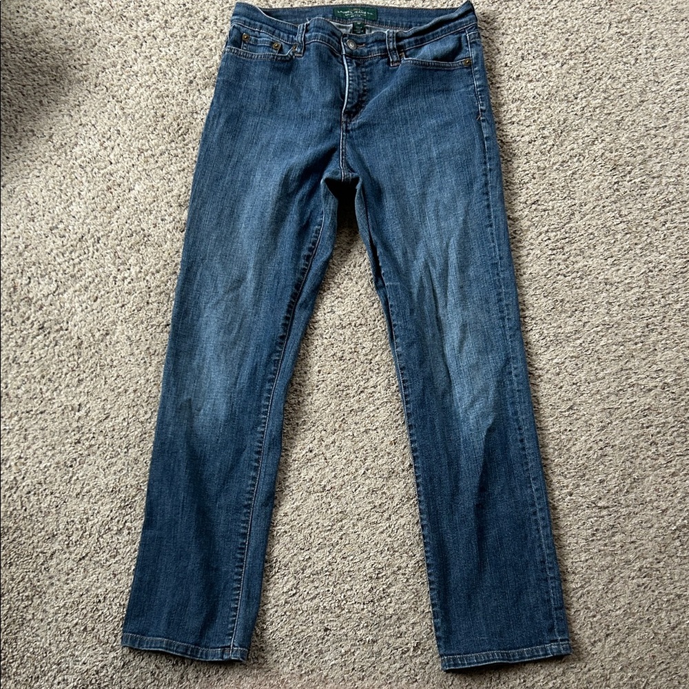 Green label Lauren Jeans co petite jeans